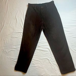 Haggar Stretch Waist Corduroy Pants 32x30 Chocolate Brown